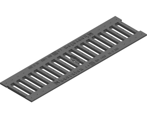 Grille en fonte Hauraton Recyfix Standard/Plus 100 largeur de fente 80/14 500 x 136 x 14 mm-0