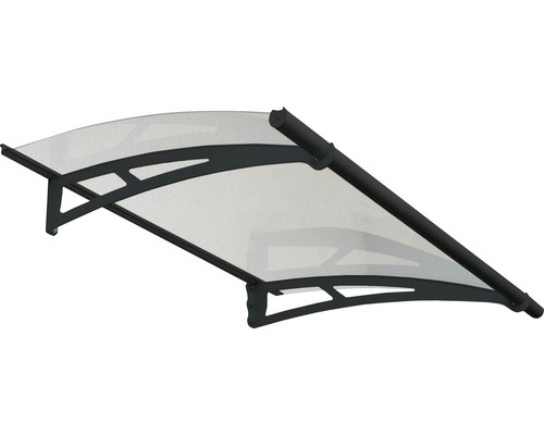 Auvent PALRAM-Canopia Aquila 150,5x91,5 cm anthracite polycarbonate transparent