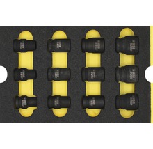 Insert modulaire inserts de force Industrial Taille M 268 x 38 x 171 mm noir 12 pces-thumb-0