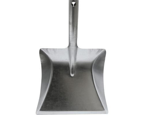 Kehrschaufel Bertrams 250079 silber Kehrblech aus Metall mit Griff und Aufhängeloch