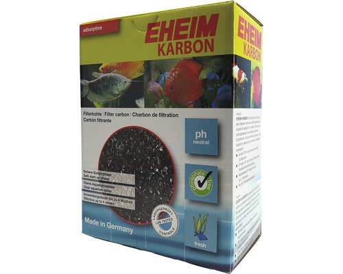 Eheim Karbon charbon de filtration pour aquariums en emballage carton