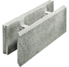 Bloc à bancher gris 50 x 17,5 x 25 cm (palette = 55 briques pleines + 5 pierres de finition)-thumb-0