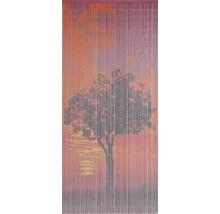 Rideau en bambou avec motif d''arbre pour la porte