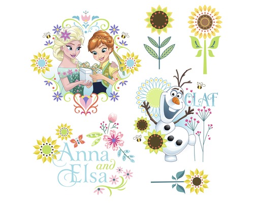Sticker pour fenêtre Disney Frozen Flower 31 x 31 cm-0