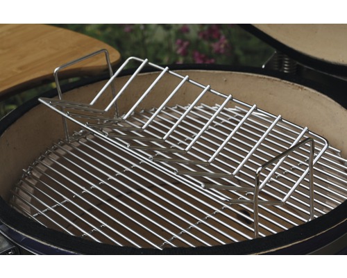 Barbecue avec support à côtes en métal