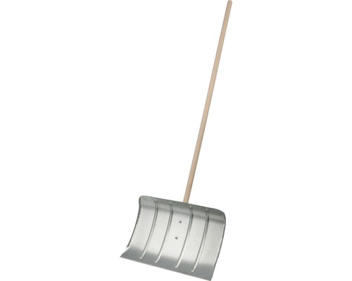 Pousse-neige / pelle à neige Freund Victoria avec manche à visser 50 cm aluminium Pelle à neige en aluminium avec manche en bois
