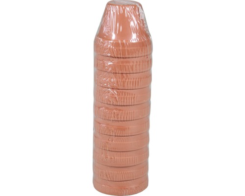 Pot de fleurs Spang argile Ø 3,5 H cm terracotta lot de 10