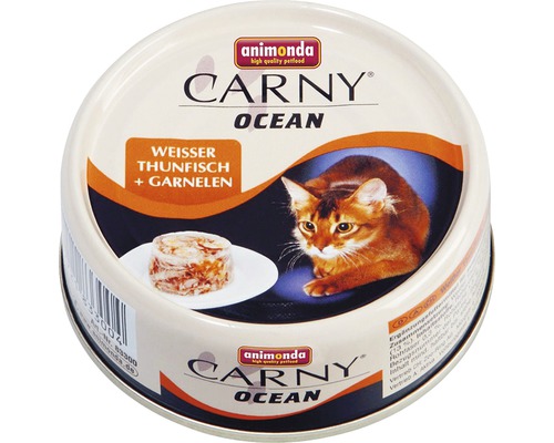 Pâtée pour chat animonda Carny Ocean thon/crevette 80 g