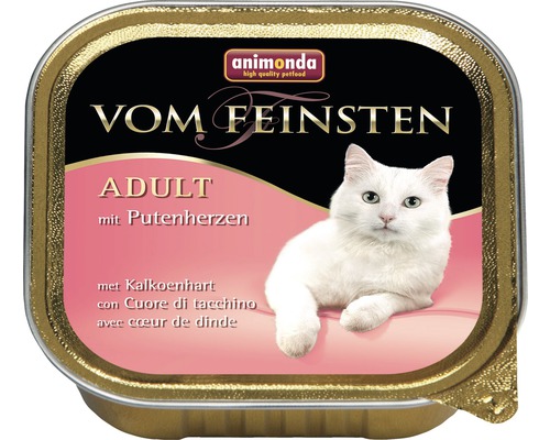 Pâtée pour chat animonda qualité supérieure cœur de dinde 100 g