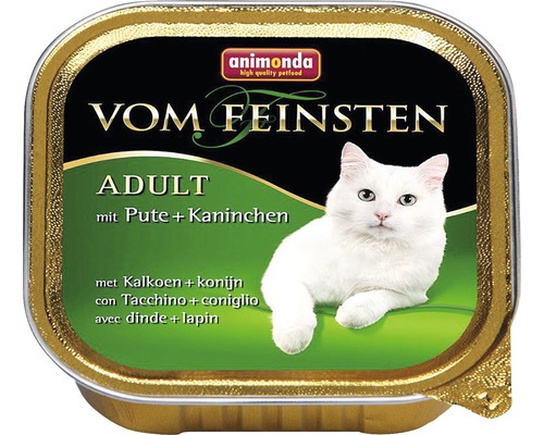 Pâtée pour chat animonda qualité supérieure Adult à la dinde & au lapin 100 g
