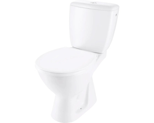 WC-Kombi-Set Basic Abgang innen senkrecht weiß