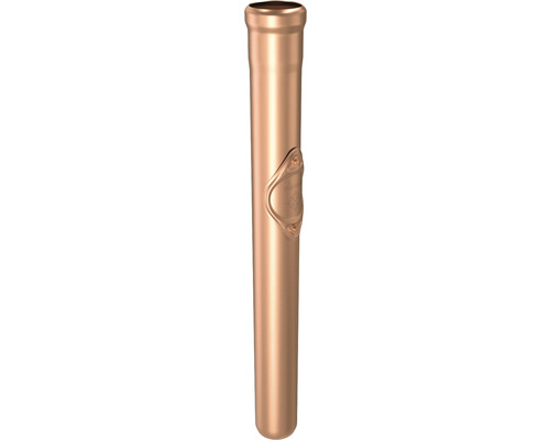 Tube vertical Zambelli cuivre rond avec orifice de nettoyage DN 100 mm 1000 mm