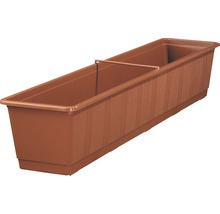 Blumenkasten geli Standard Kunststoff 80x17x14 cm terracotta