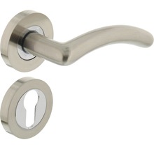 Garniture de poignée de porte avec rosace de clé