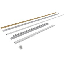Divers profilés métalliques pour projets de bricolage