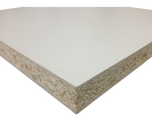 Panneau aggloméré blanc dimensions fixes 1200x600x10 mm Panneau de particules avec revêtement