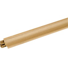 Plinthe avec décor en bois