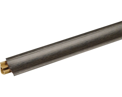 Joint d'étanchéité chêne Palladio 37963 longueur : 590 mm Plinthe avec goulotte de câbles