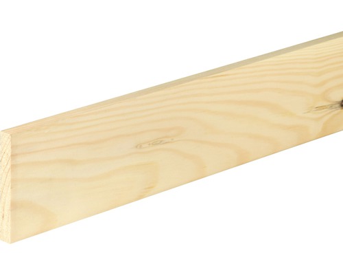 Konsta Rechteckleiste Kiefer roh 2000 x 70 x 10 mm Holzbrett aus Nadelholz