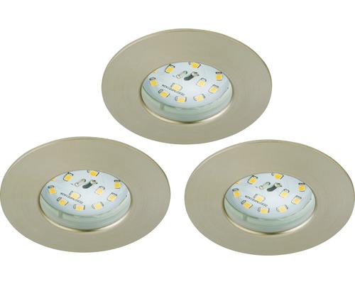 Drei LED Einbaustrahler