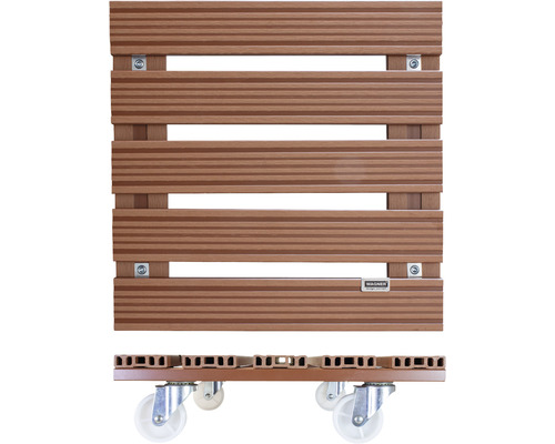 Planche à roulettes en bois avec roulettes pour l''intérieur et l''extérieur