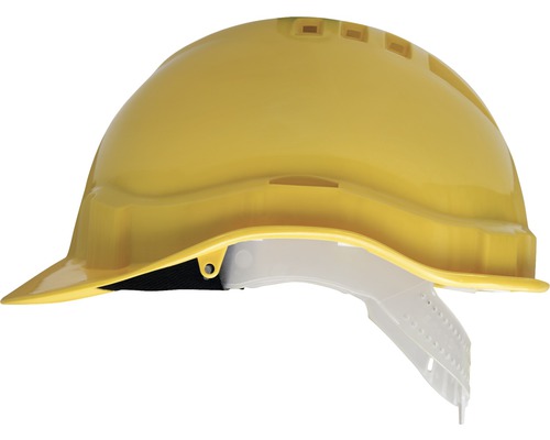 Schutzhelm verstellbar Kunststoff gelb Gelber Bauhelm für den Kopfschutz