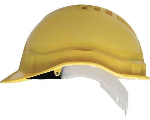 Casque de protection jaune