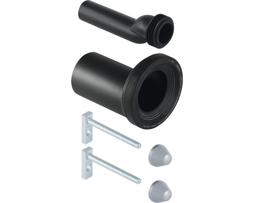 Ensemble de raccordement GEBERIT de WC suspendu Ø110/45 mm x 180 mm étagé 405012001 Garniture de raccordement WC avec matériel de fixation