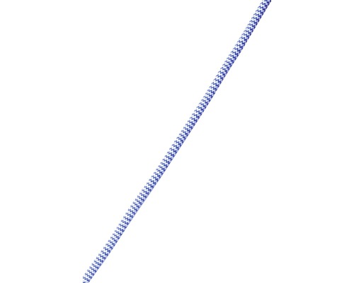 Câble textile H03VV-F 2x0,75 bleu/zébré 2 m
