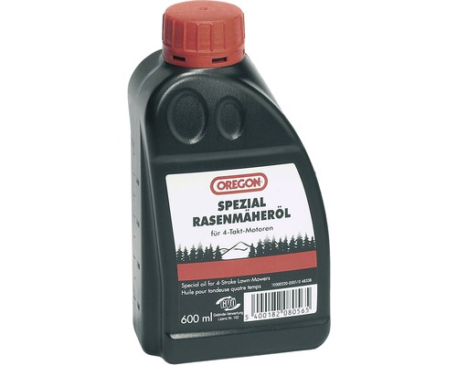 Huile de moteur à quatre temps Oregon 600ml Huile spéciale pour tondeuse à gazon Oregon pour moteurs 4 temps dans un flacon de 600 millilitres