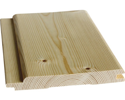 Konsta Softlineprofil Fichte "A" roh 2400 x 146 x 19 mm Profilholz aus Holz