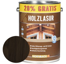 HORNBACH Holzlasur palisander 6 l (20 % Gratis!)