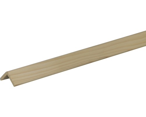 Winkelleiste Fichte/Tanne lackiert 28x28x2400 mm Holzbilderrahmenleiste