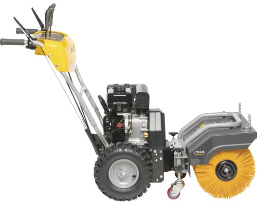 Kehrmaschine mit Motor und Bürste