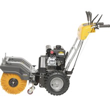 Kehrmaschine mit rotierender Bürste für den Aussenbereich