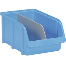 Étagère de rangement bleue avec séparateur pour l''atelier
