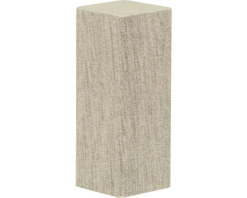 SKANDOR Eckenstäbchen PVC foliert steineiche SF422 16,5 x 16,5 x 40 mm 2 Stück Sockelleiste aus Holz