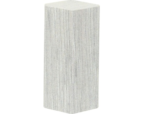 Barrettes d'angle SKANDOR PVC plaxé chêne gris SF422 16,5x16,5x40 mm 2 pièces Bâton en bois