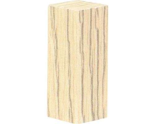 Barrettes d'angle SKANDOR PVC plaxé chêne fissuré SF422 16,5x16,5x40 mm 2 pièces Bloc de bois