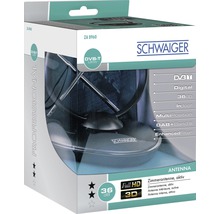 Antenne d''intérieur Schwaiger dans sa boîte pour réception DVB-T et FM