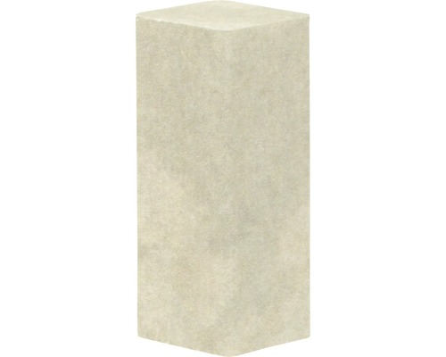 SKANDOR Eckenstäbchen PVC foliert nimbus beige SF422 16,5 x 16,5 x 40 mm 2 Stück Rechteckiger Schleifblock