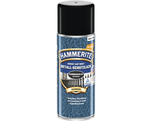 Peinture à effet martelé HAMMERITE Laque à effets noir 400 ml Peinture à effet martelé HAMMERITE Laque à effets noir 400 ml