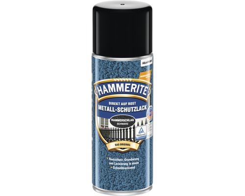 Peinture à effet martelé HAMMERITE Laque à effets noir 400 ml