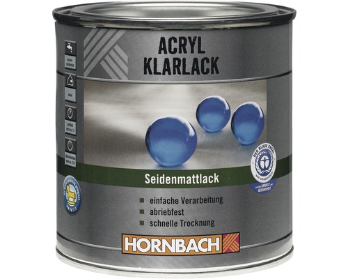 Vernis acrylique HORNBACH mat satiné 375 ml
