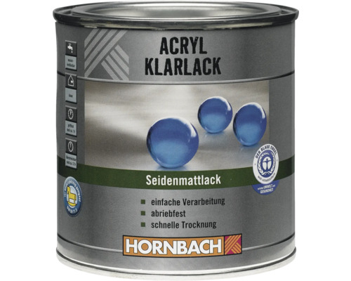 Vernis acrylique HORNBACH mat satiné 750 ml-0