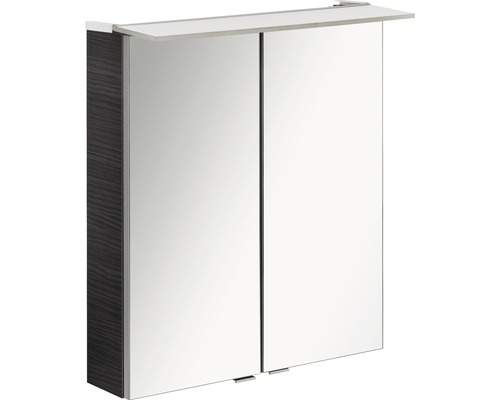 Armoire de toilette FACKELMANN B.perfect 60 x 15 x 69 cm blanc 2 portes LED