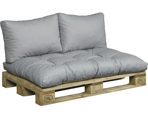 Coussin de palette avec dossier pour mobilier de palette
