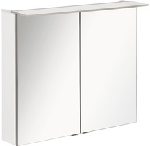 LED-Spiegelschrank Fackelmann b.perfekt 80x69x15 cm 2-türig weiß