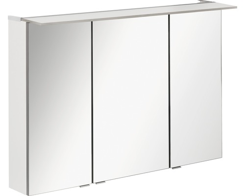 Armoire de toilette LED blanche FACKELMANN B.perfekt 100 x 15 x 69 cm 3 portes led