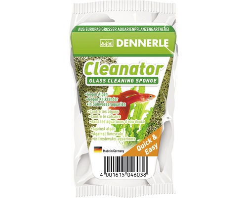 Éponge de nettoyage DENNERLE Cleanator avec deux surfaces 15,7 x 7 x 4 cm